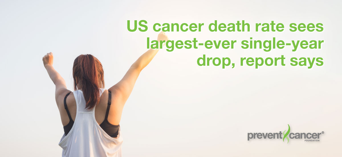 US cancer death rate sees largest-ever single-year drop, report says