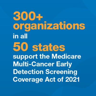 Image for Prevent Cancer Foundation leads more than 300 organizations in support of the Medicare Multi-Cancer Screening Coverage Act of 2021