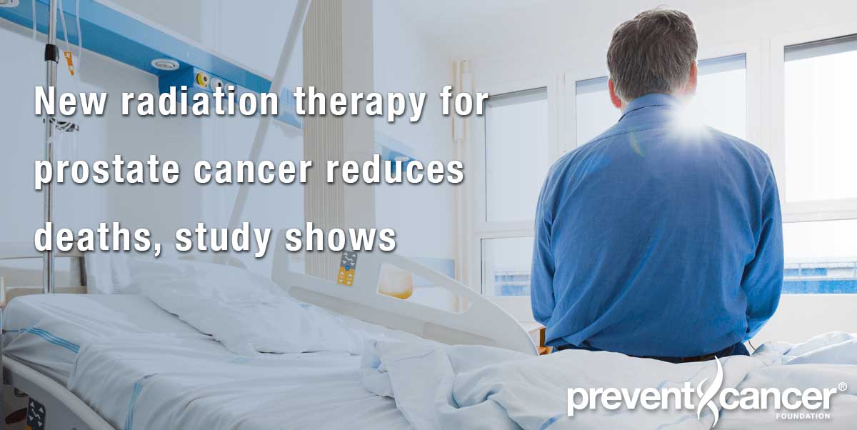 New radiation therapy for prostate cancer reduces deaths, study shows