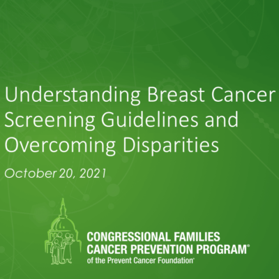 Image for Going beyond the pink: Congressional Families hosts breast cancer disparities webinar
