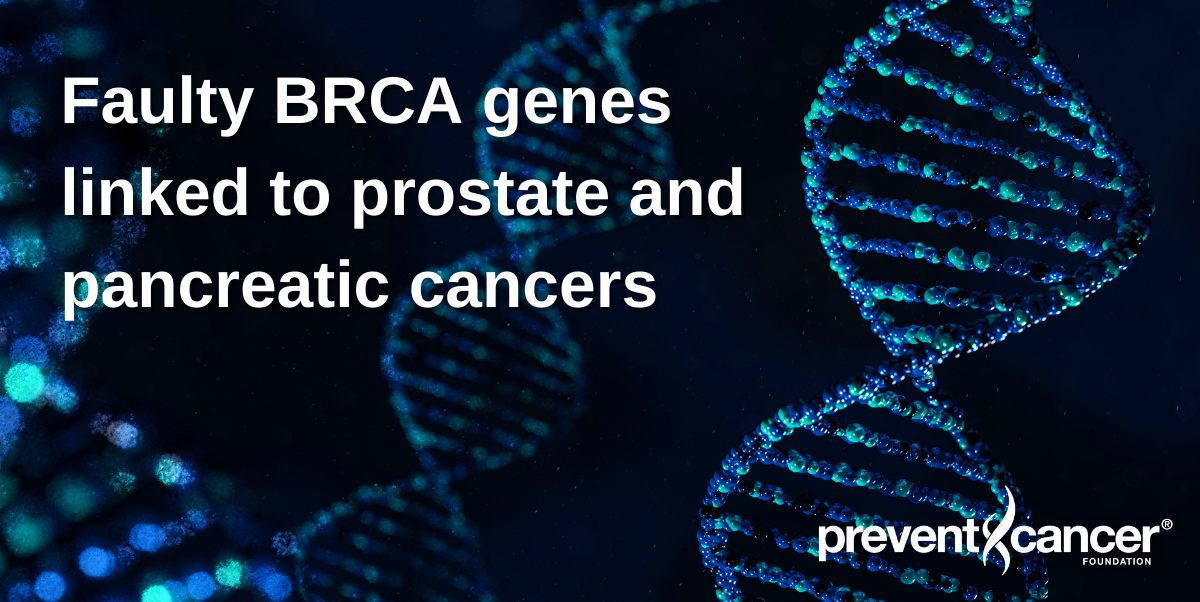 Faulty BRCA genes linked to prostate and pancreatic cancers